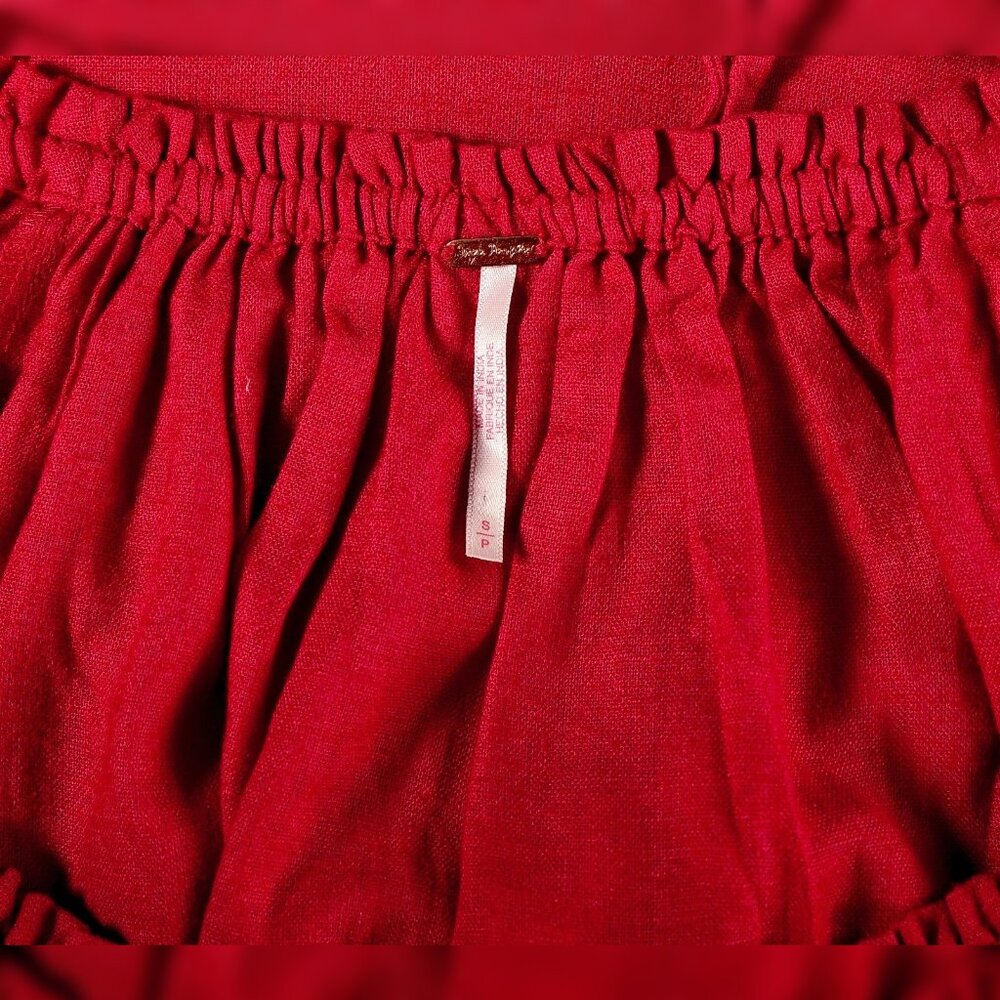 Free People Perri Linen Drop-Waist Mini S 6 Women's Linen Short Dress New 42010 View 5